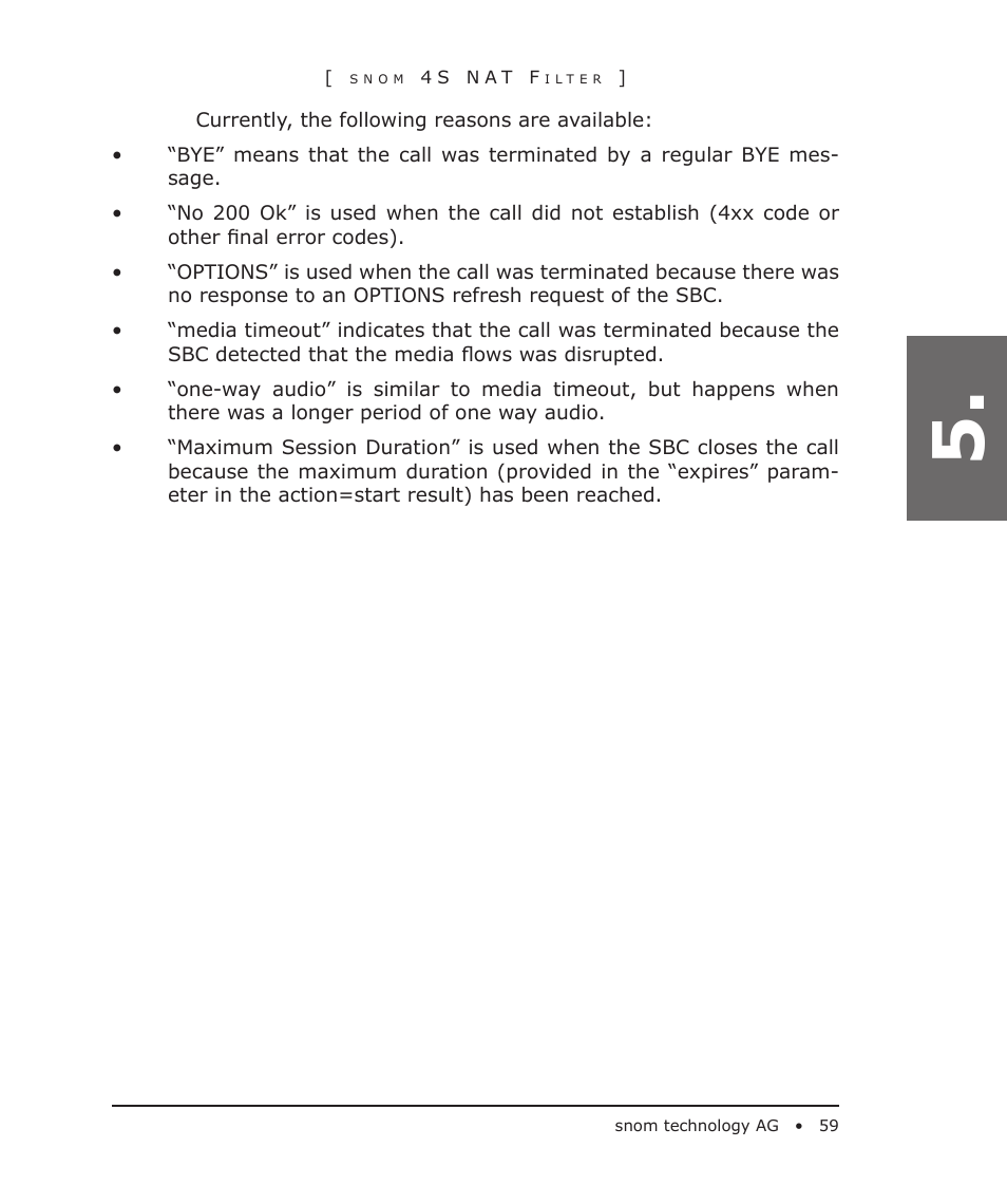 Snom 4S User Manual | Page 59 / 68