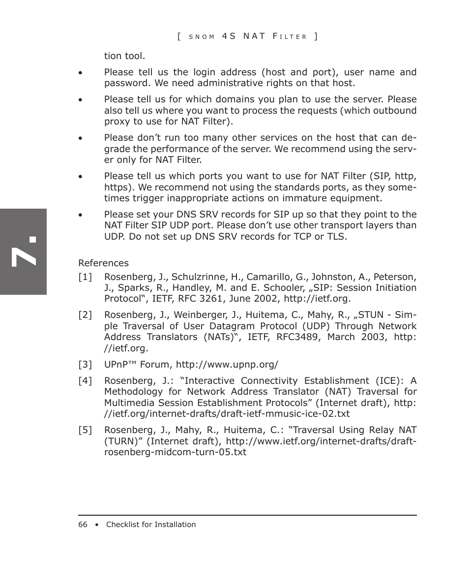 Snom 4S User Manual | Page 66 / 68