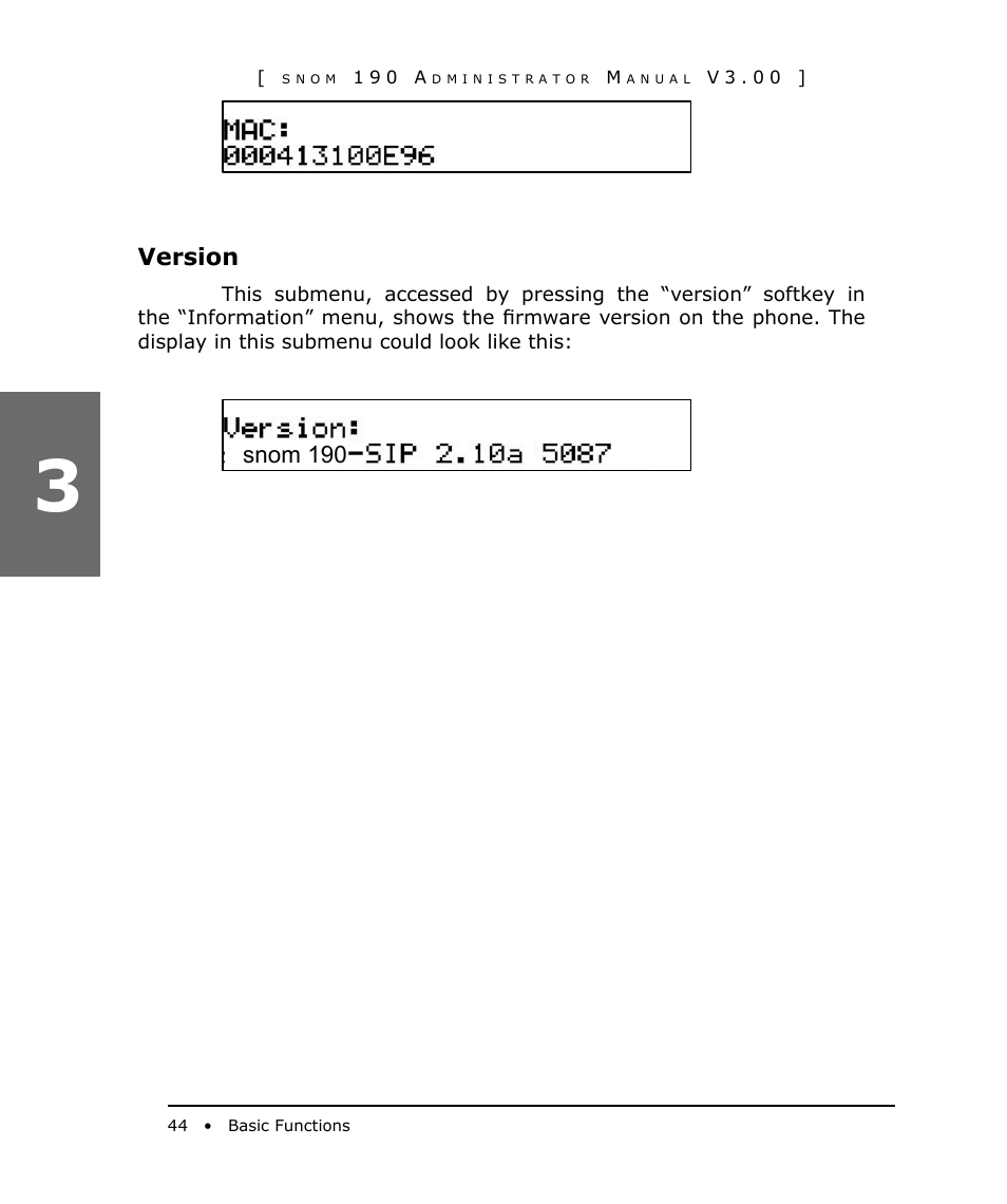Snom 190 User Manual | Page 44 / 99