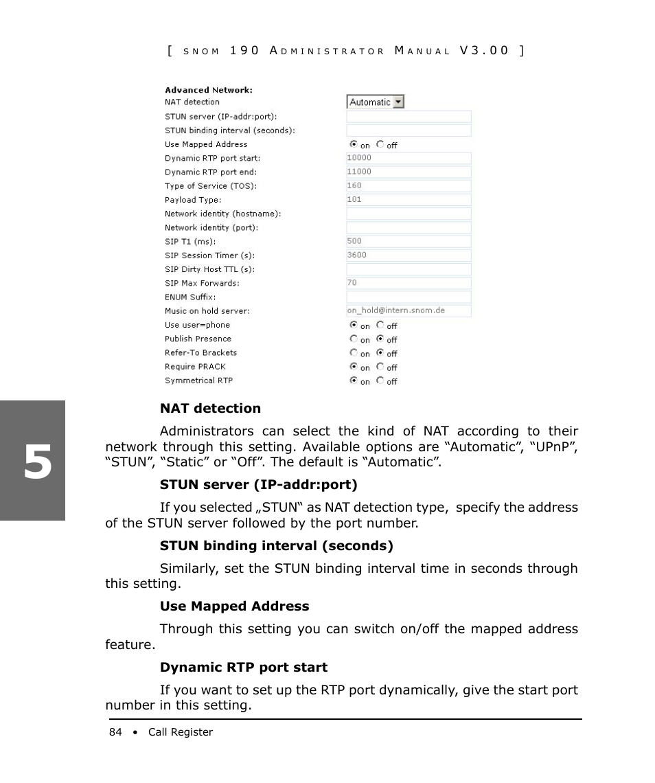 Snom 190 User Manual | Page 84 / 99