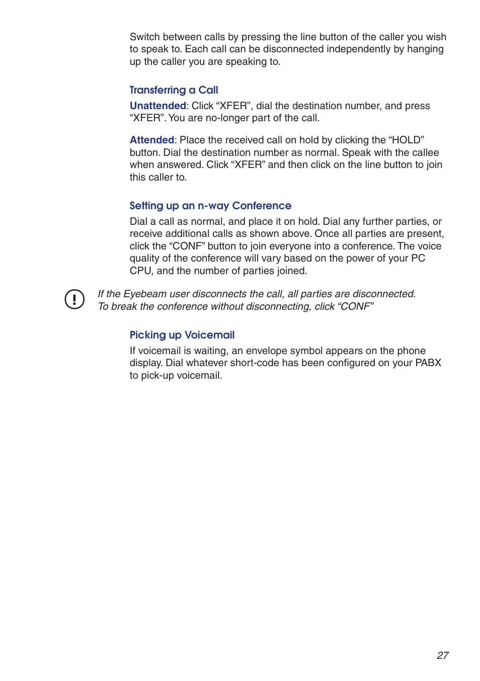 Snom VoIP PABX User Manual | Page 27 / 36