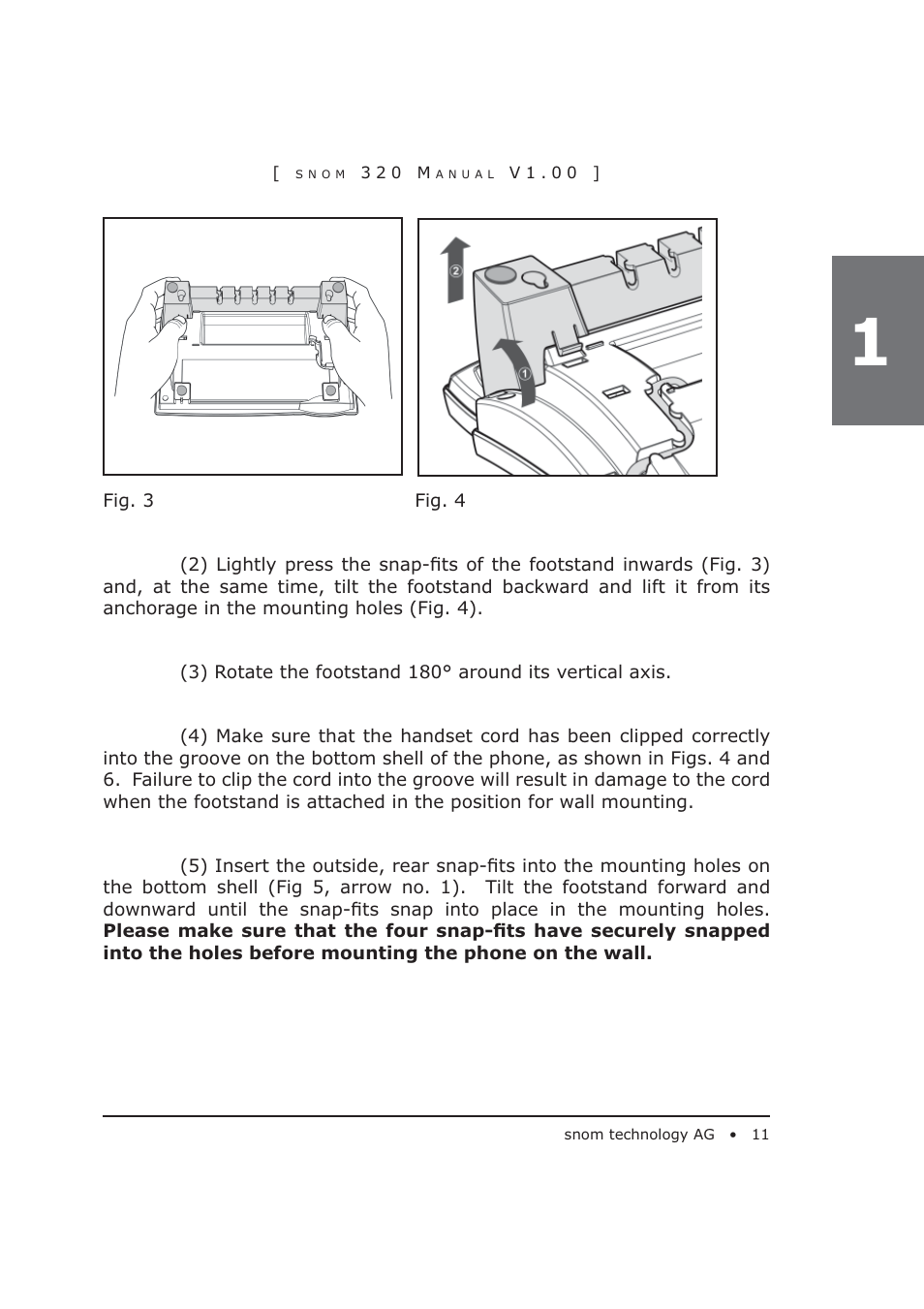 Snom 320 User Manual | Page 11 / 108