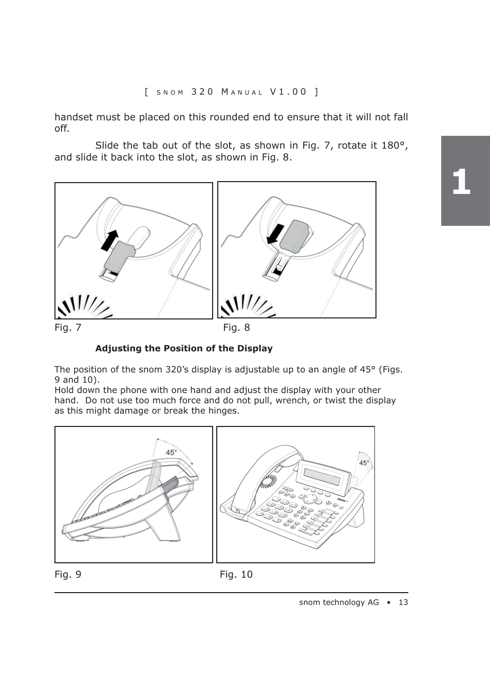 Snom 320 User Manual | Page 13 / 108