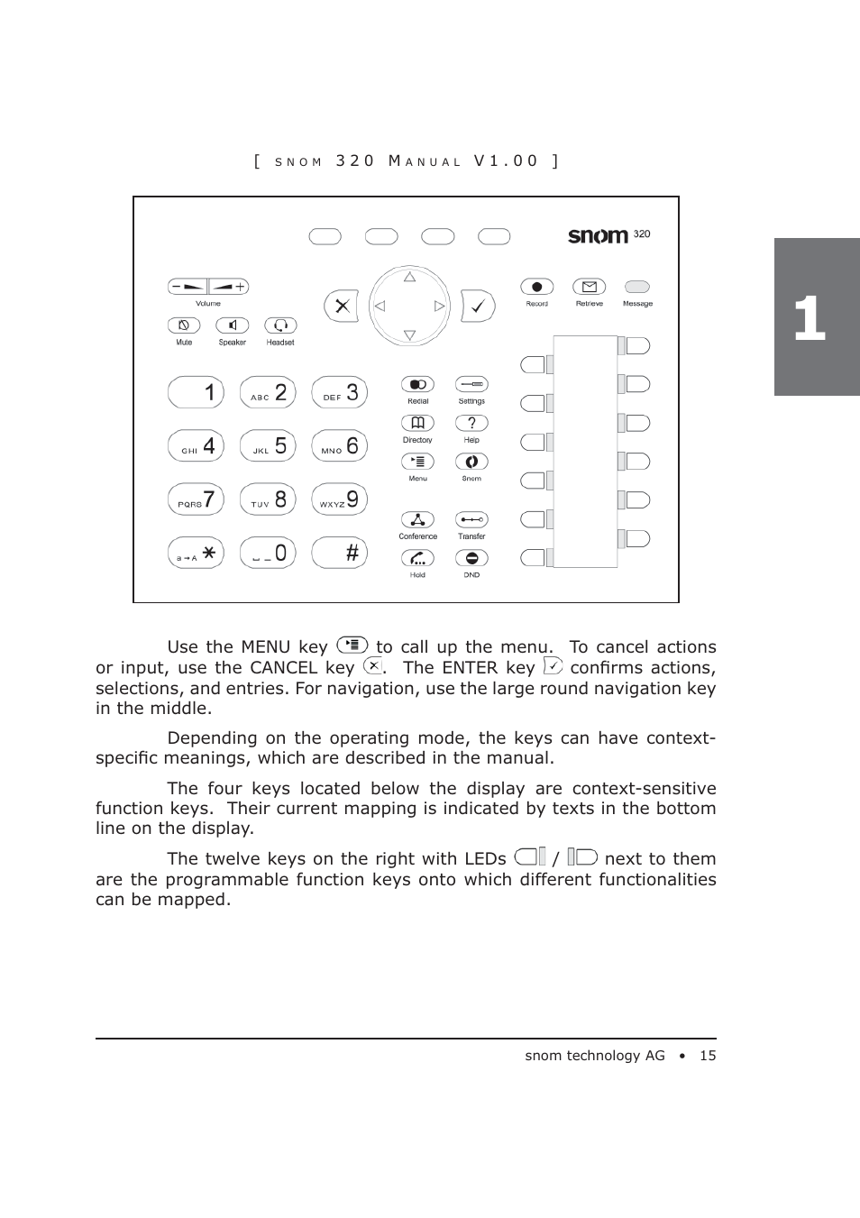 Snom 320 User Manual | Page 15 / 108