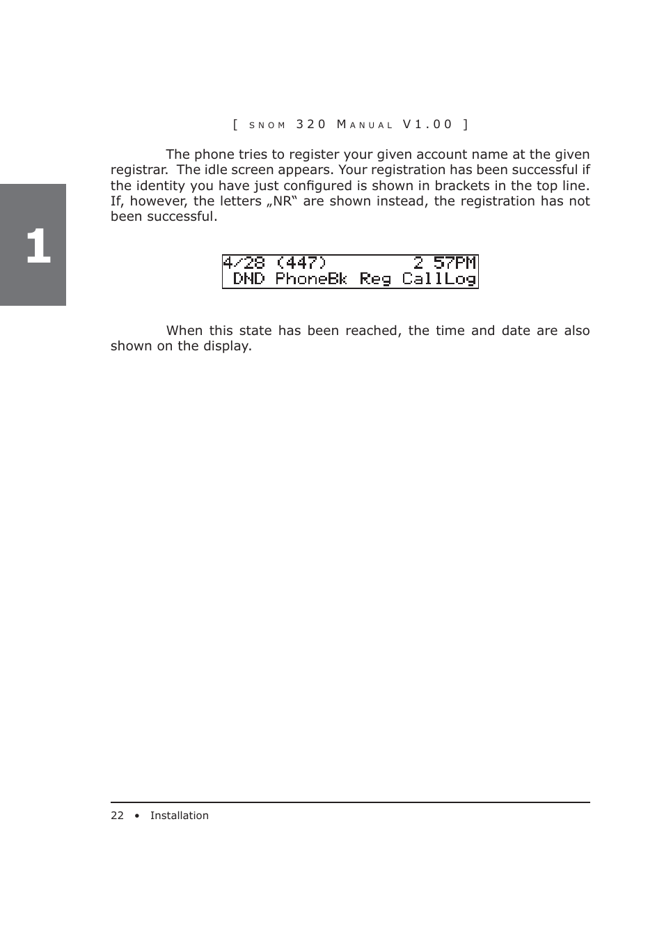 Snom 320 User Manual | Page 22 / 108