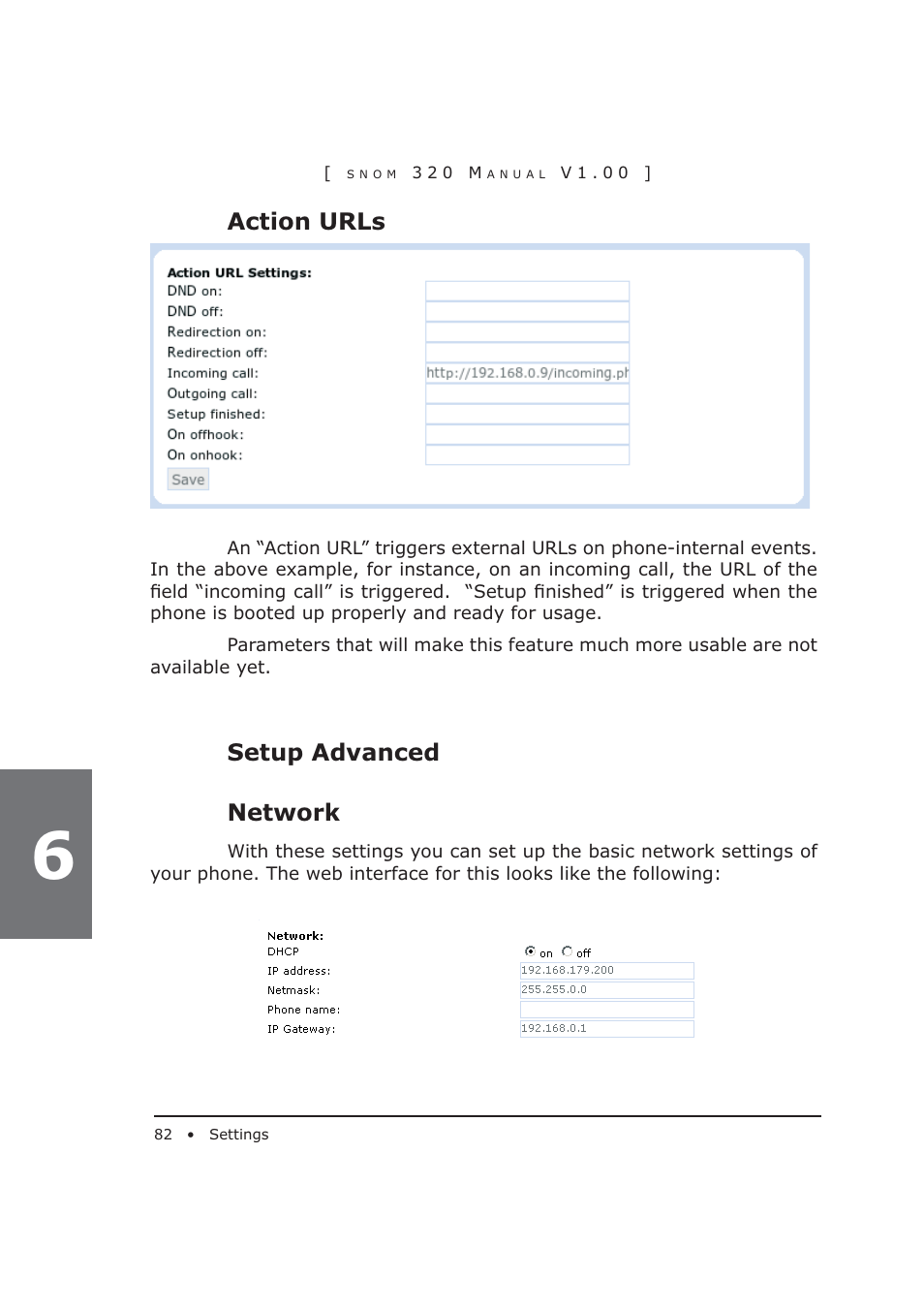 Snom 320 User Manual | Page 82 / 108
