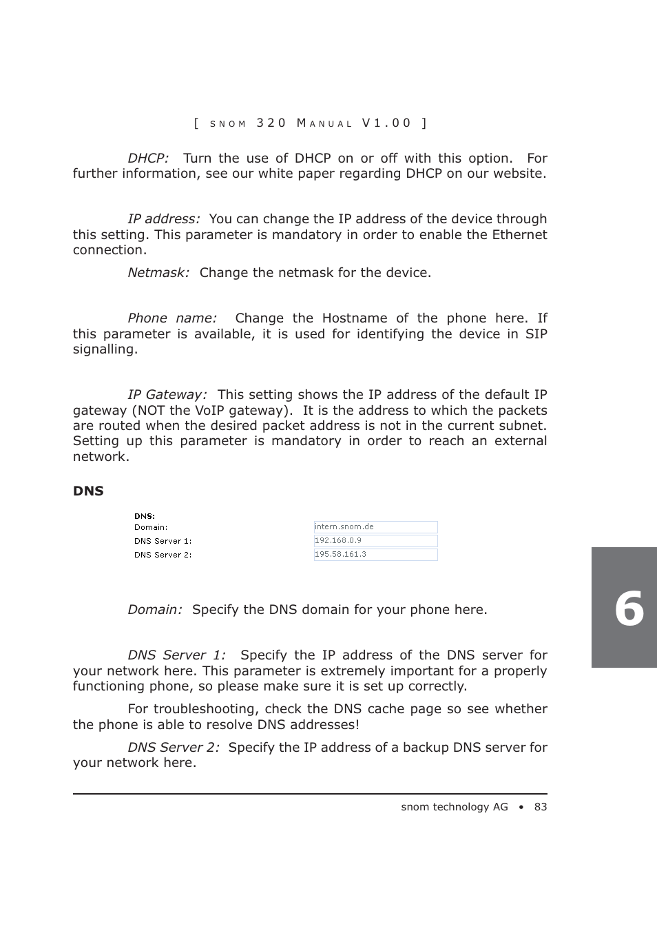 Snom 320 User Manual | Page 83 / 108