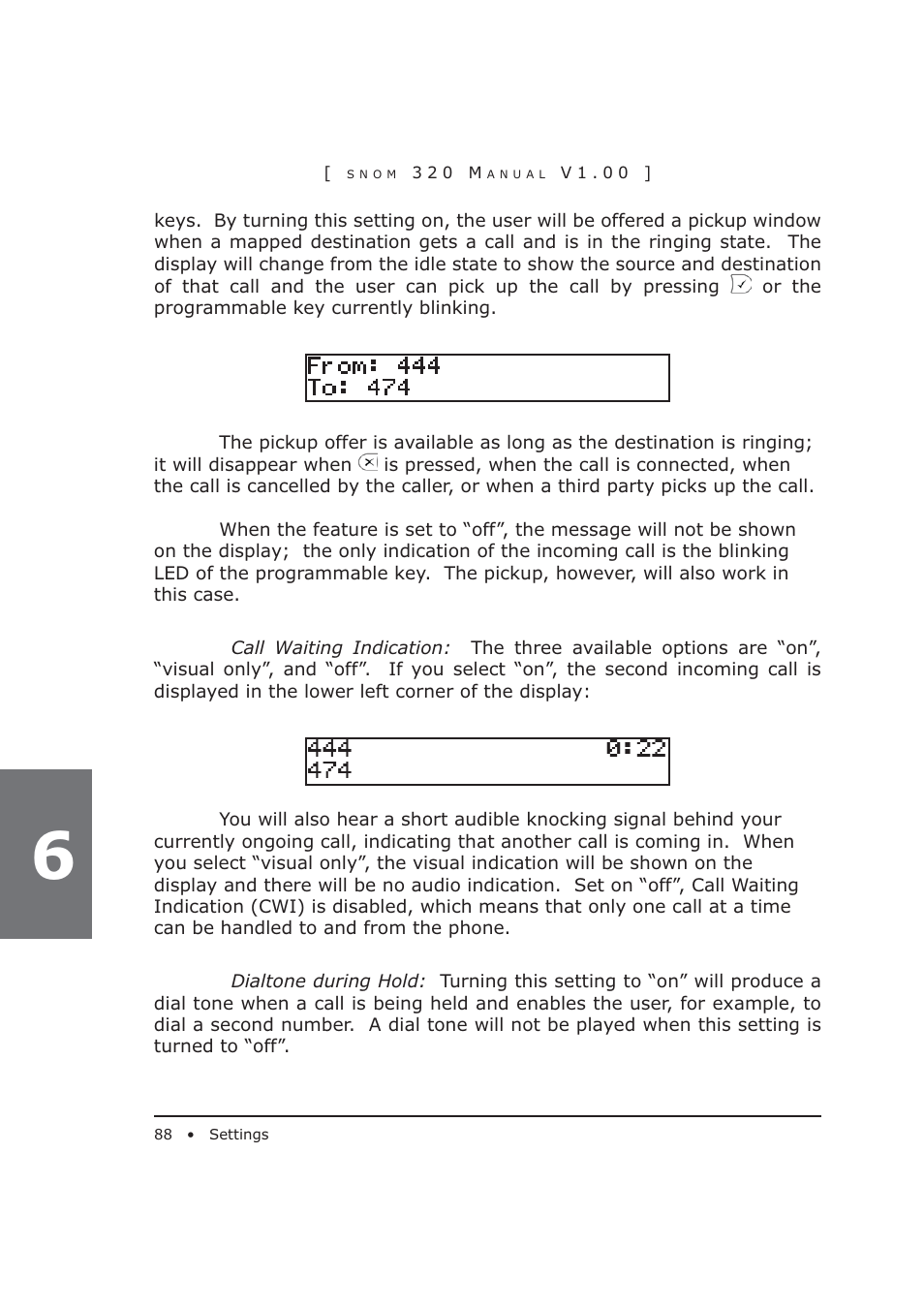 Snom 320 User Manual | Page 88 / 108