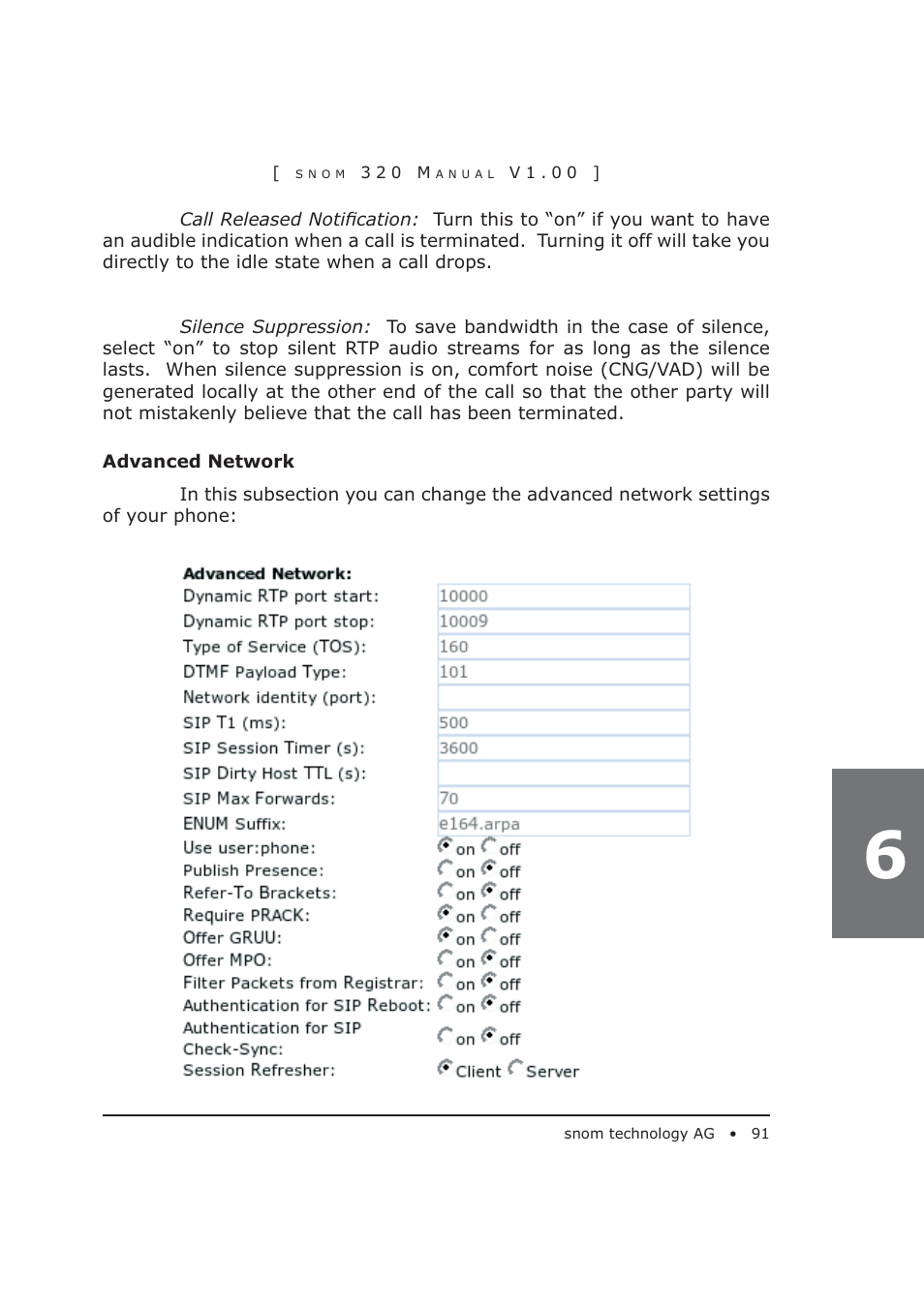 Snom 320 User Manual | Page 91 / 108