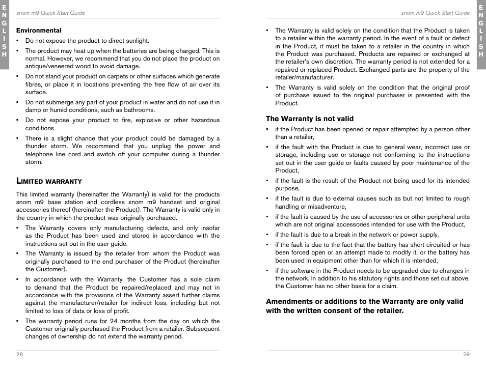 Snom M9 User Manual | Page 15 / 61