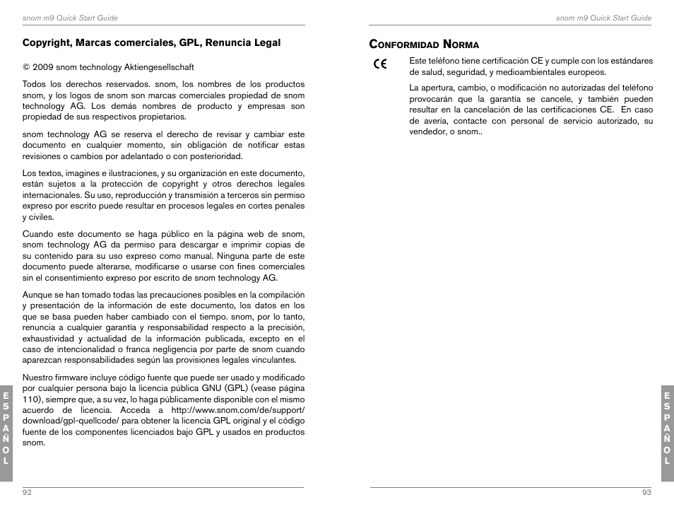 Snom M9 User Manual | Page 47 / 61