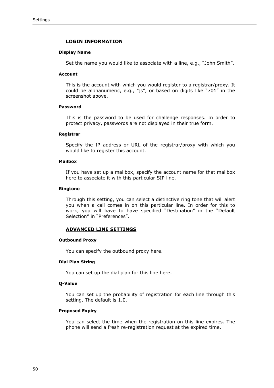 Snom 220 User Manual | Page 50 / 67