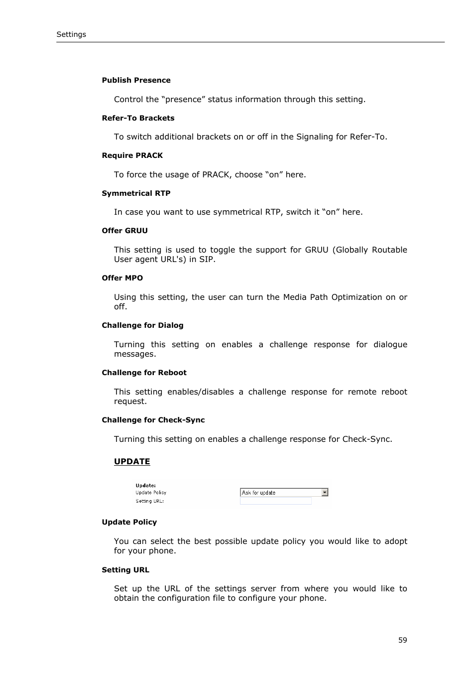 Snom 220 User Manual | Page 59 / 67