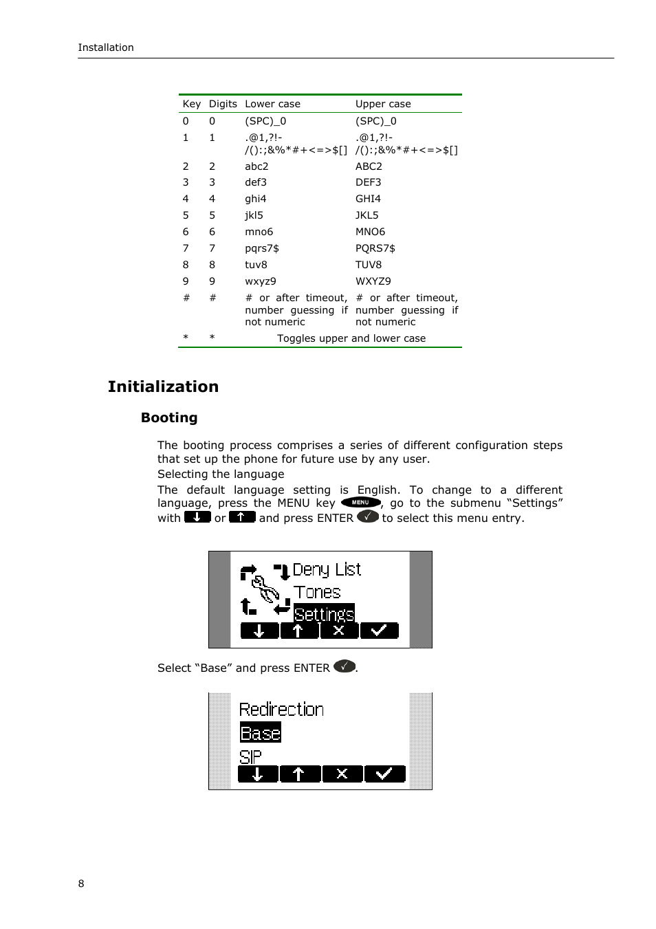 Initialization, Booting | Snom 220 User Manual | Page 8 / 67