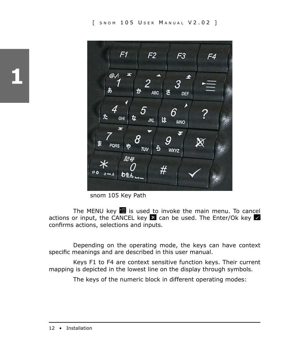Snom 105 User Manual | Page 12 / 69