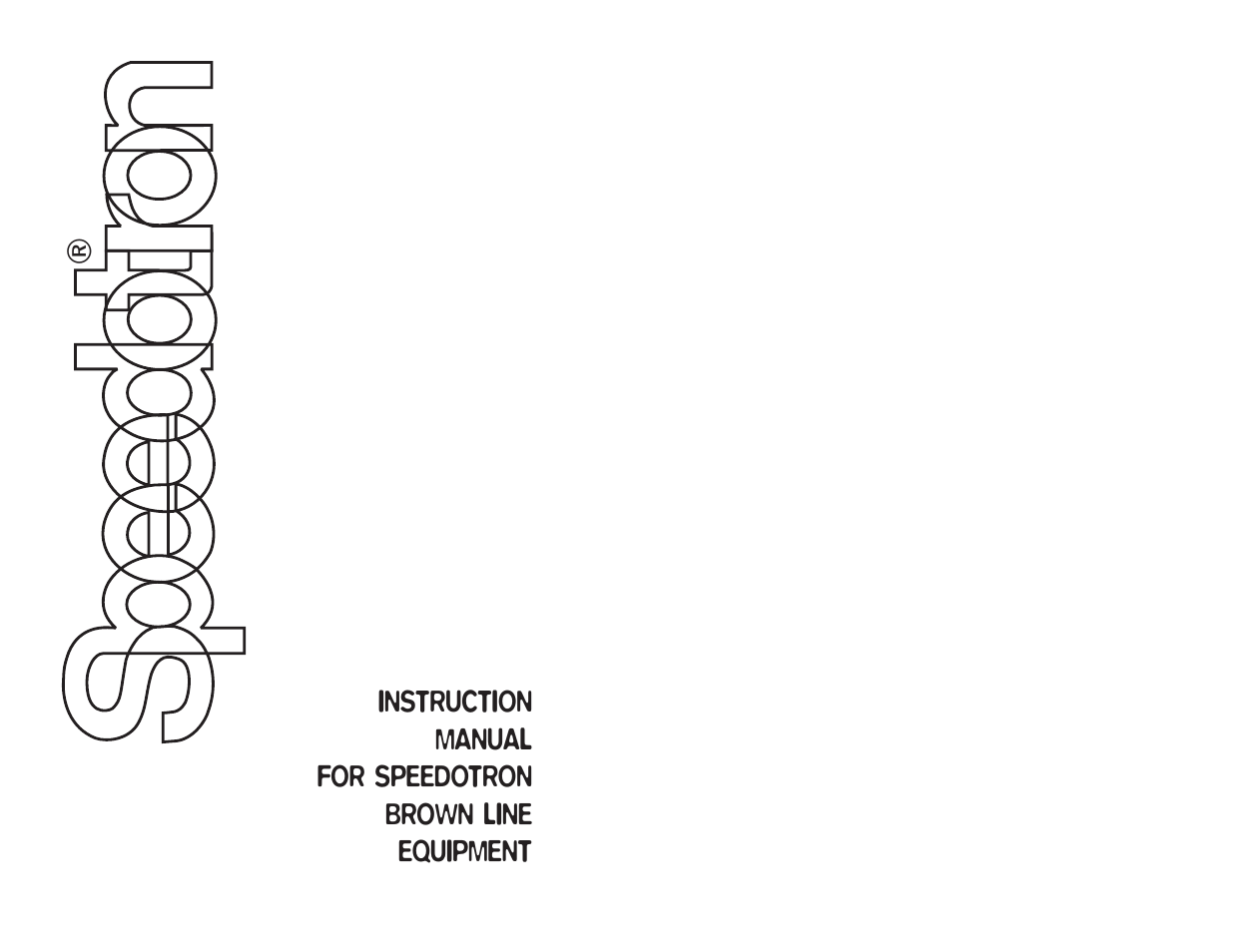 Speedotron Brown Line Equipment User Manual | 17 pages