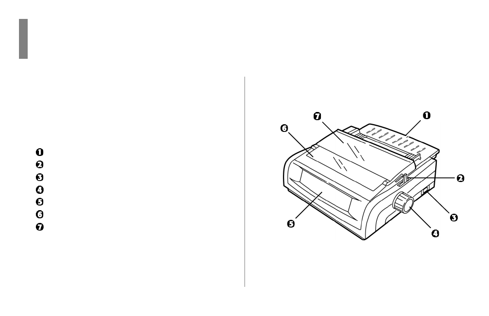 Chapter 3: using your printer, Parts identification: rear feed (continuous forms) | SSD COMPANY LIMITED 420 User Manual | Page 10 / 97