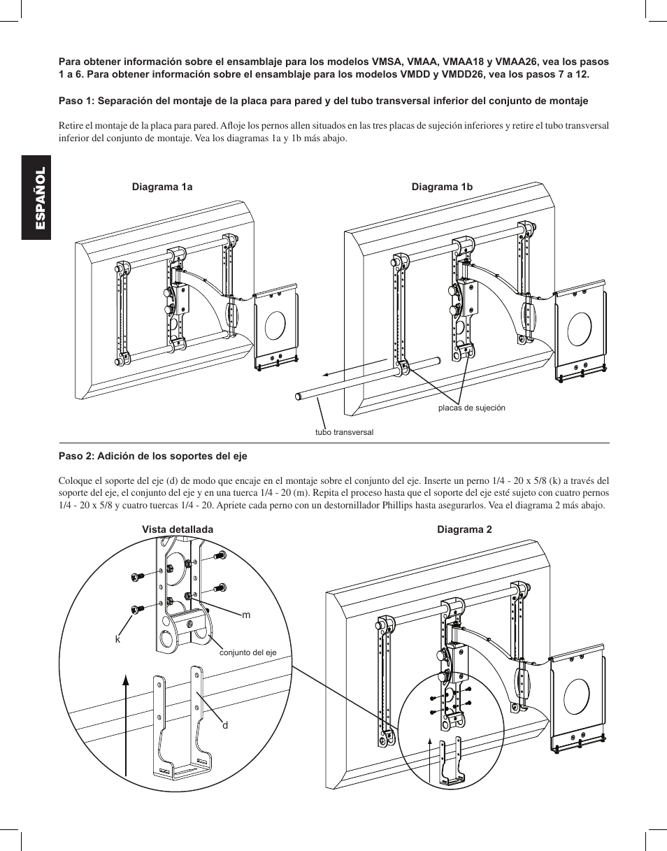 Sanus Systems VMCC1 User Manual | Page 12 / 66