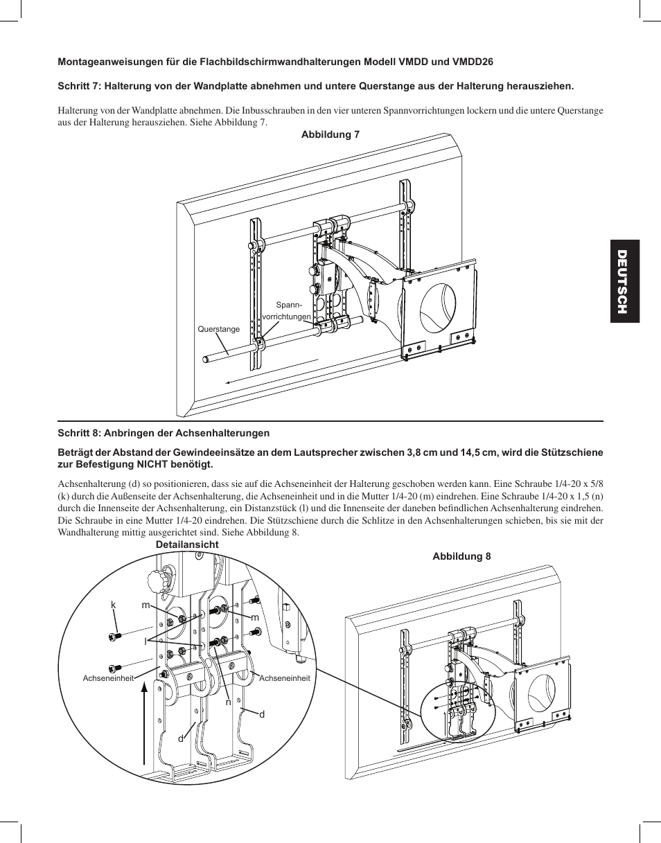 Sanus Systems VMCC1 User Manual | Page 23 / 66