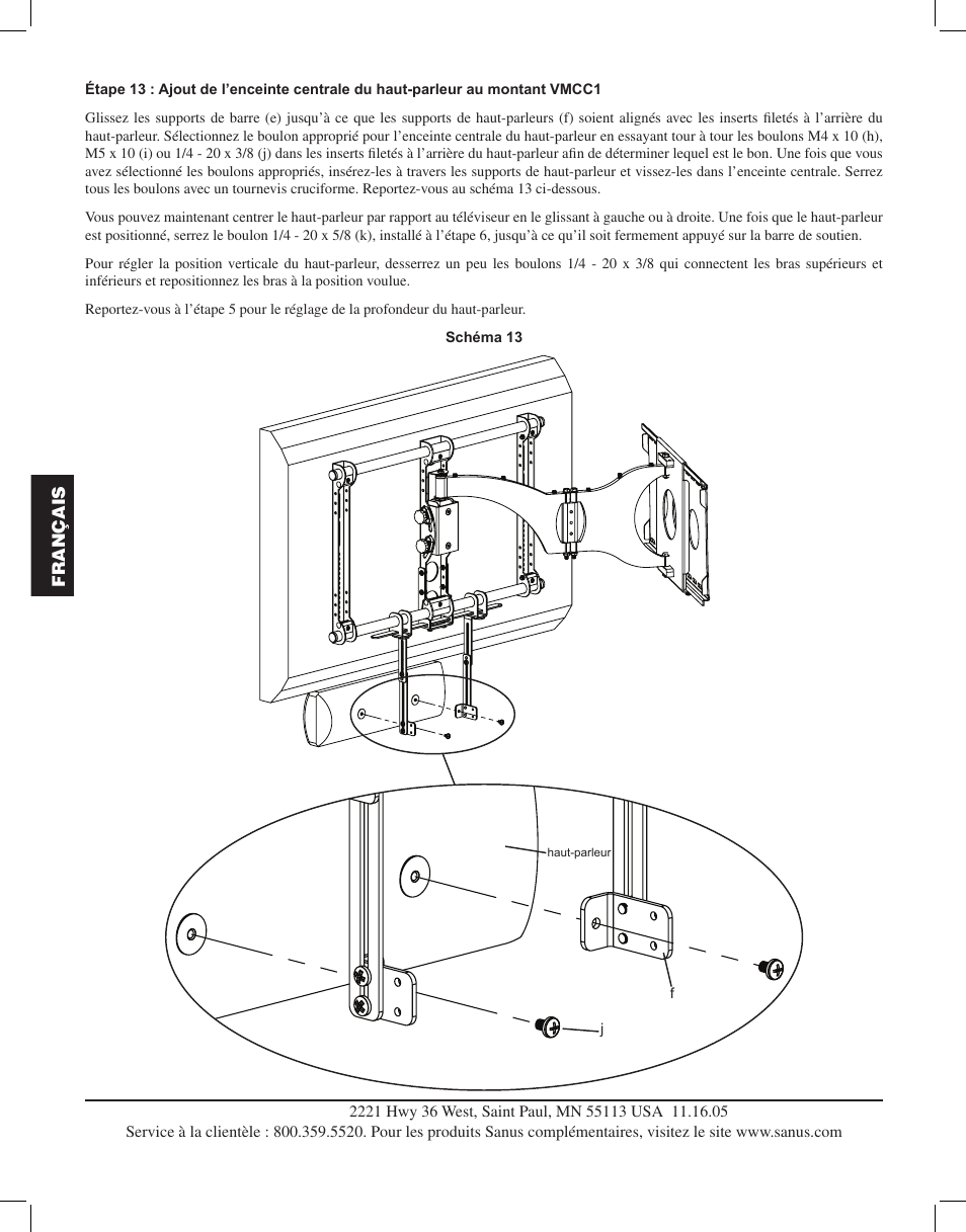 Sanus Systems VMCC1 User Manual | Page 34 / 66