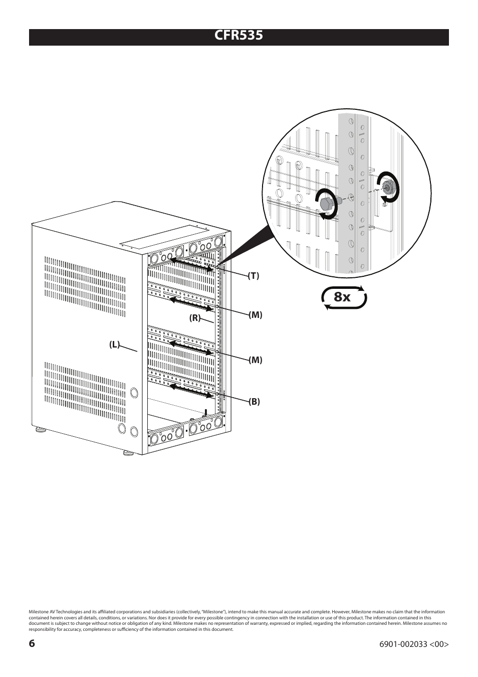 Cfr535 | Sanus Systems CFR524RR User Manual | Page 6 / 6