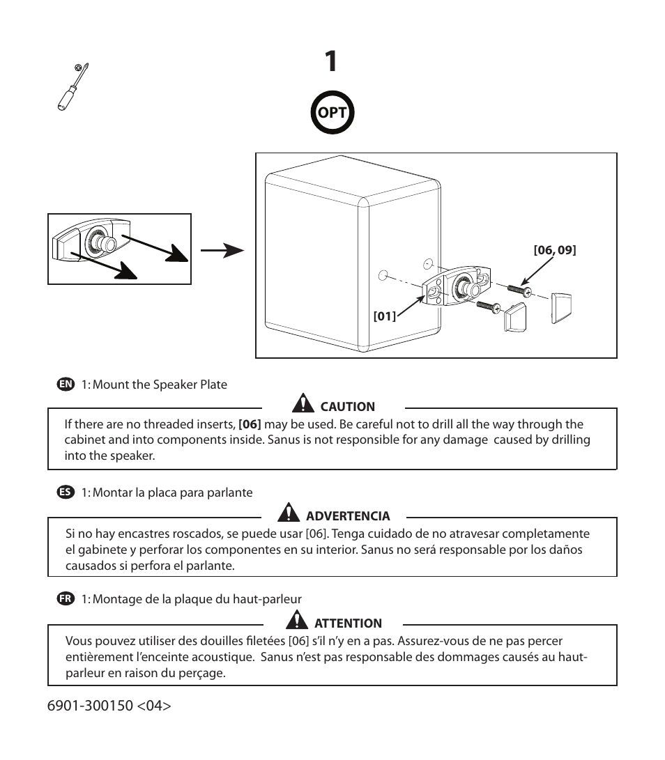 Sanus Systems WMS5 User Manual | Page 5 / 11