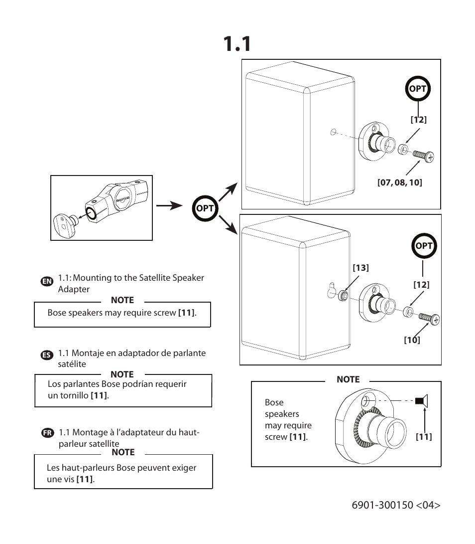 Sanus Systems WMS5 User Manual | Page 6 / 11
