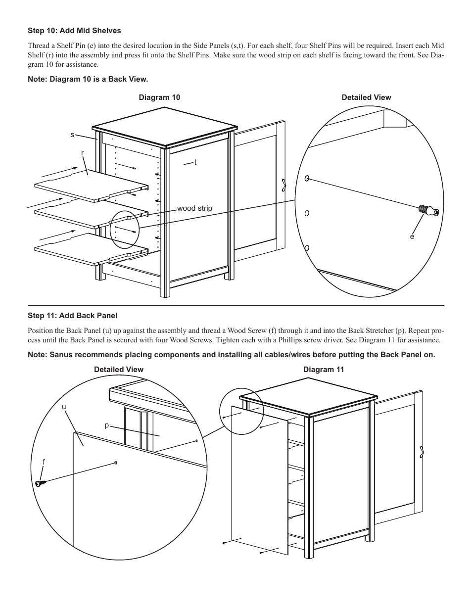 Sanus Systems WFA37 User Manual | Page 7 / 8