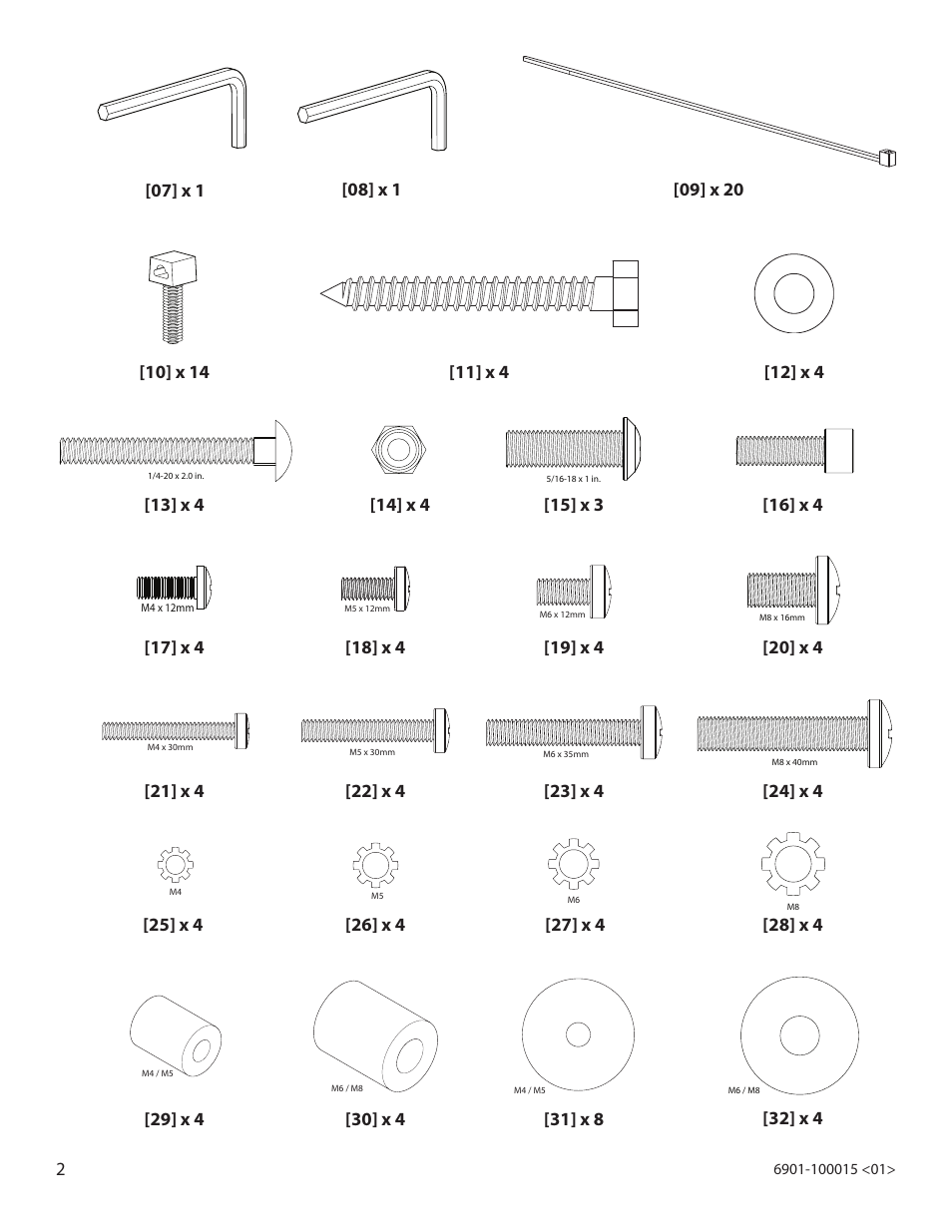 Sanus Systems VISIONMOUNT VMDD26 User Manual | Page 2 / 8