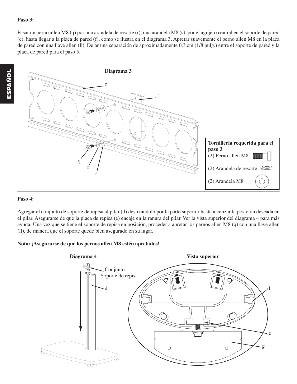 Sanus Systems PFFP User Manual | Page 14 / 26