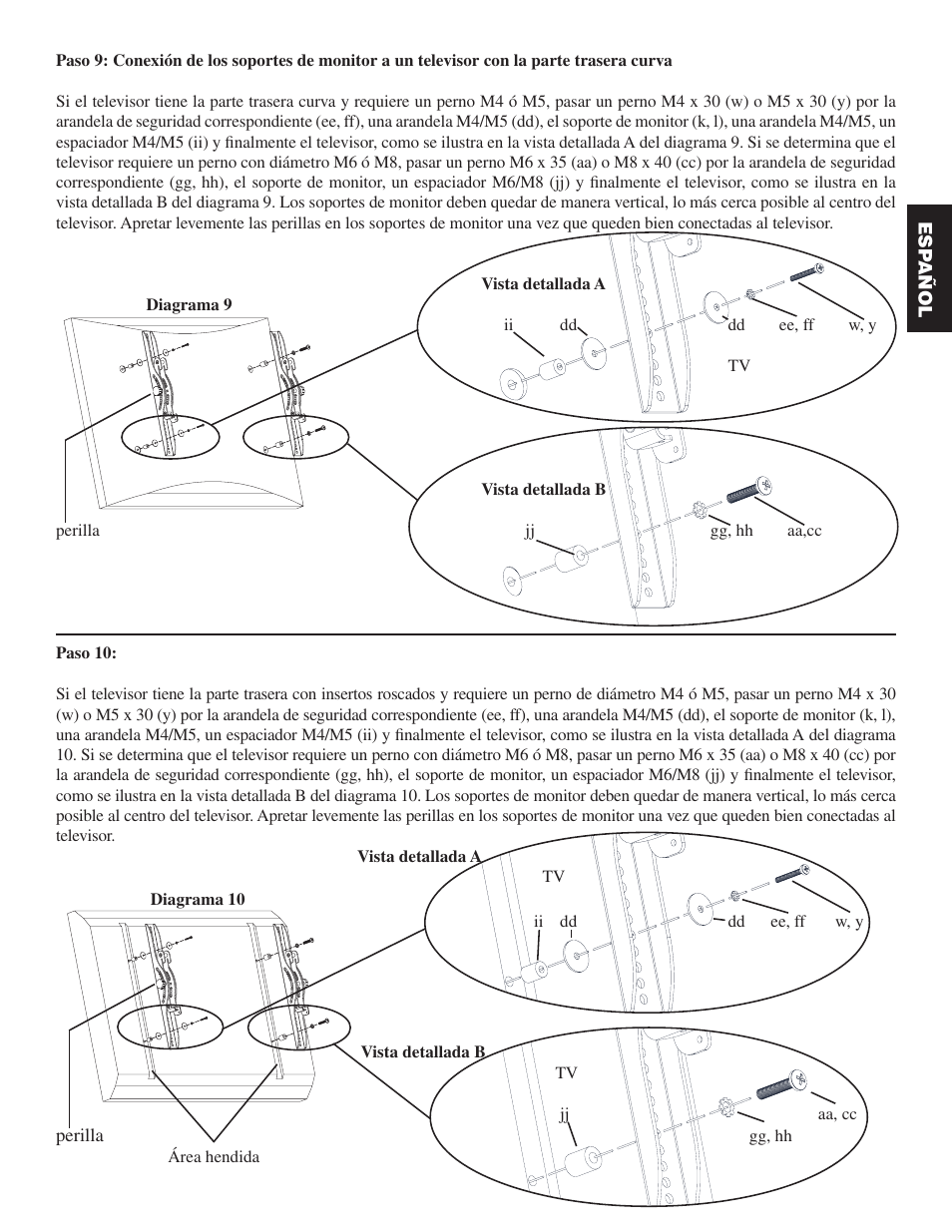 Sanus Systems PFFP User Manual | Page 17 / 26