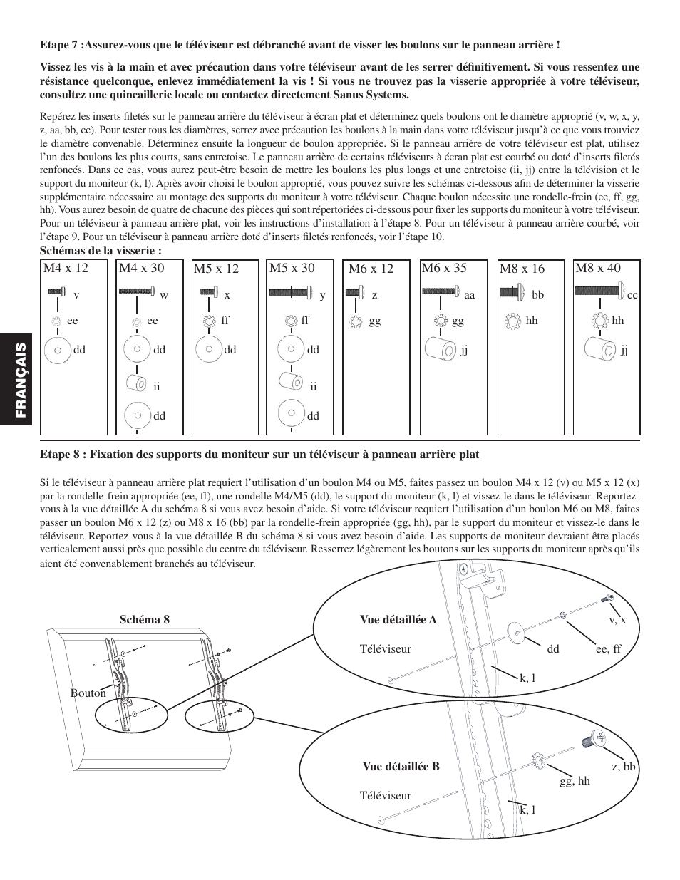 Sanus Systems PFFP User Manual | Page 24 / 26