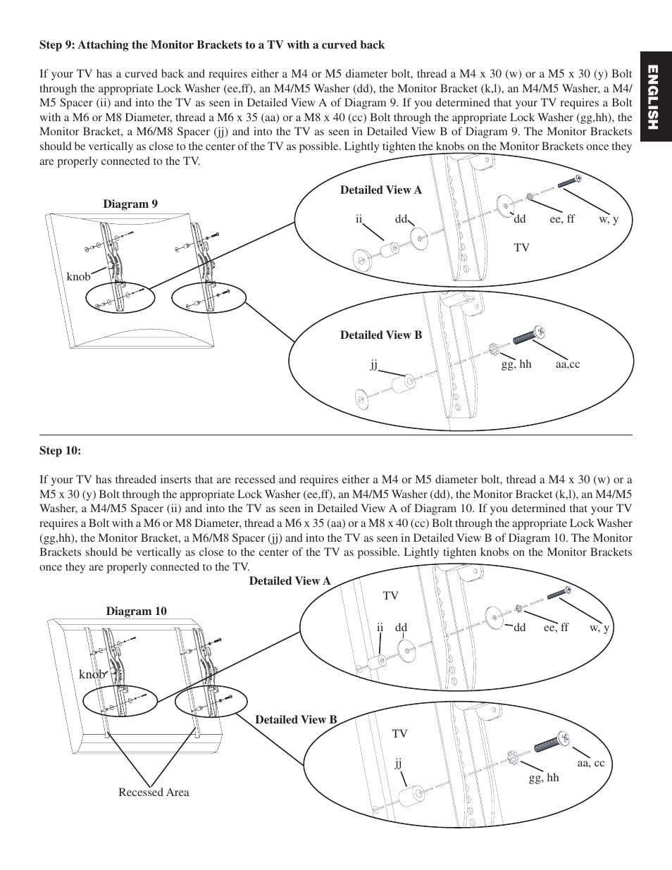 Sanus Systems PFFP User Manual | Page 9 / 26