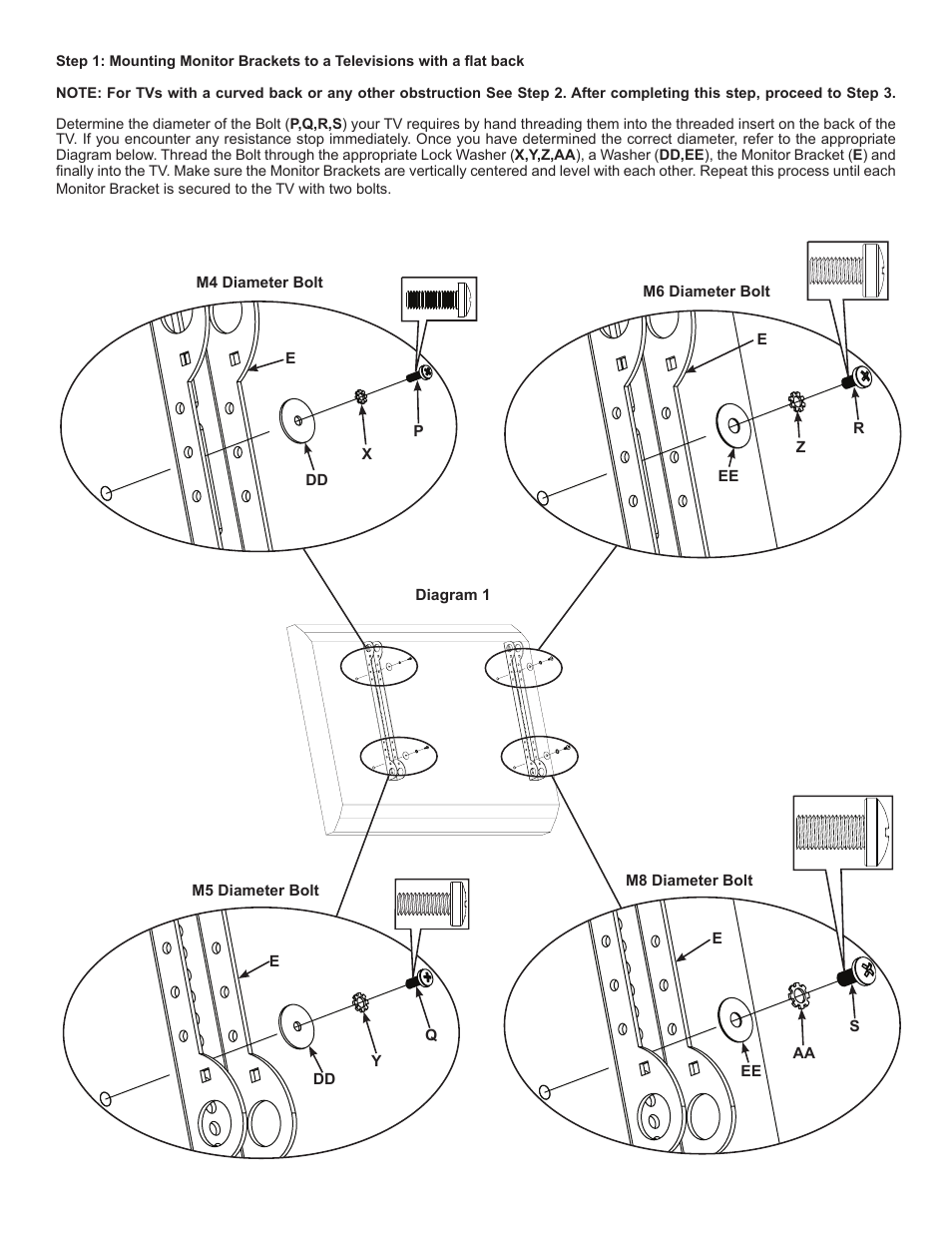 Sanus Systems VISIONMOUNTTM WALL MOUNT VMAA26 User Manual | Page 3 / 8