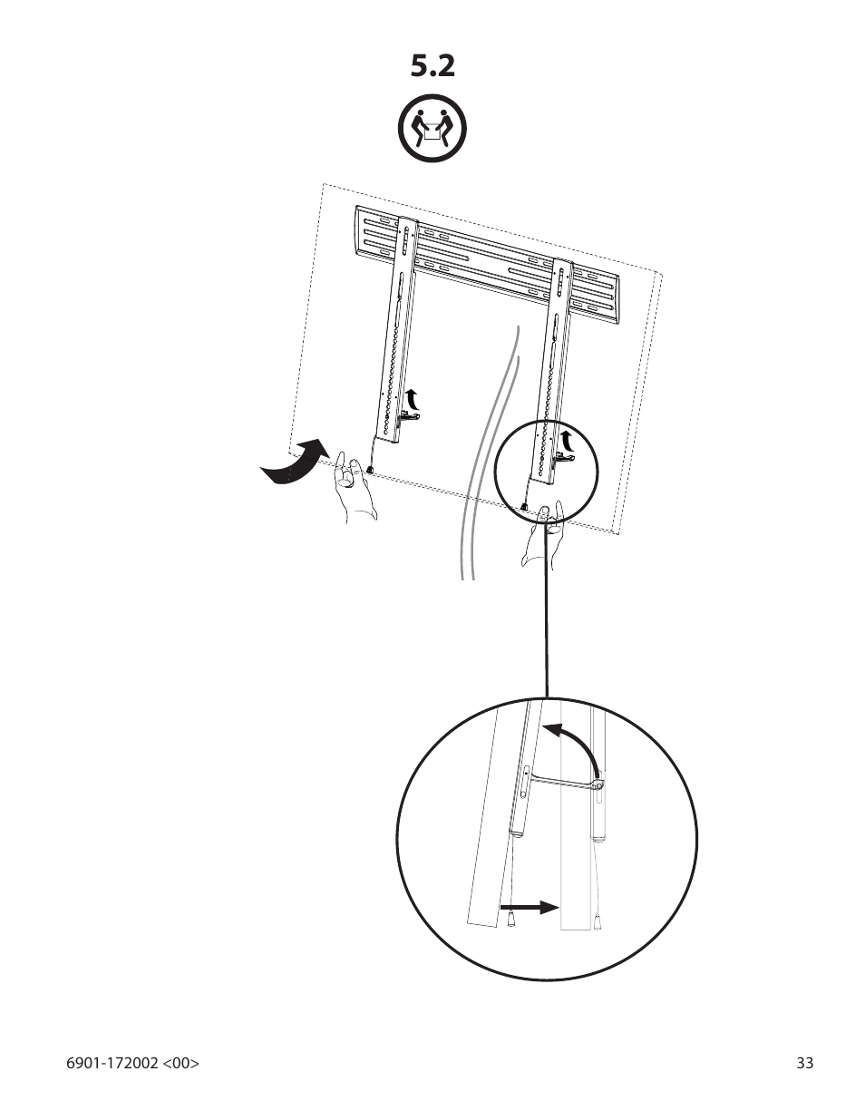 Sanus Systems VISIONMOUNT ML11 User Manual | Page 33 / 36