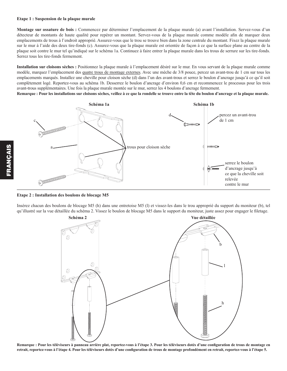 Français | Sanus Systems VMFL1 User Manual | Page 16 / 34