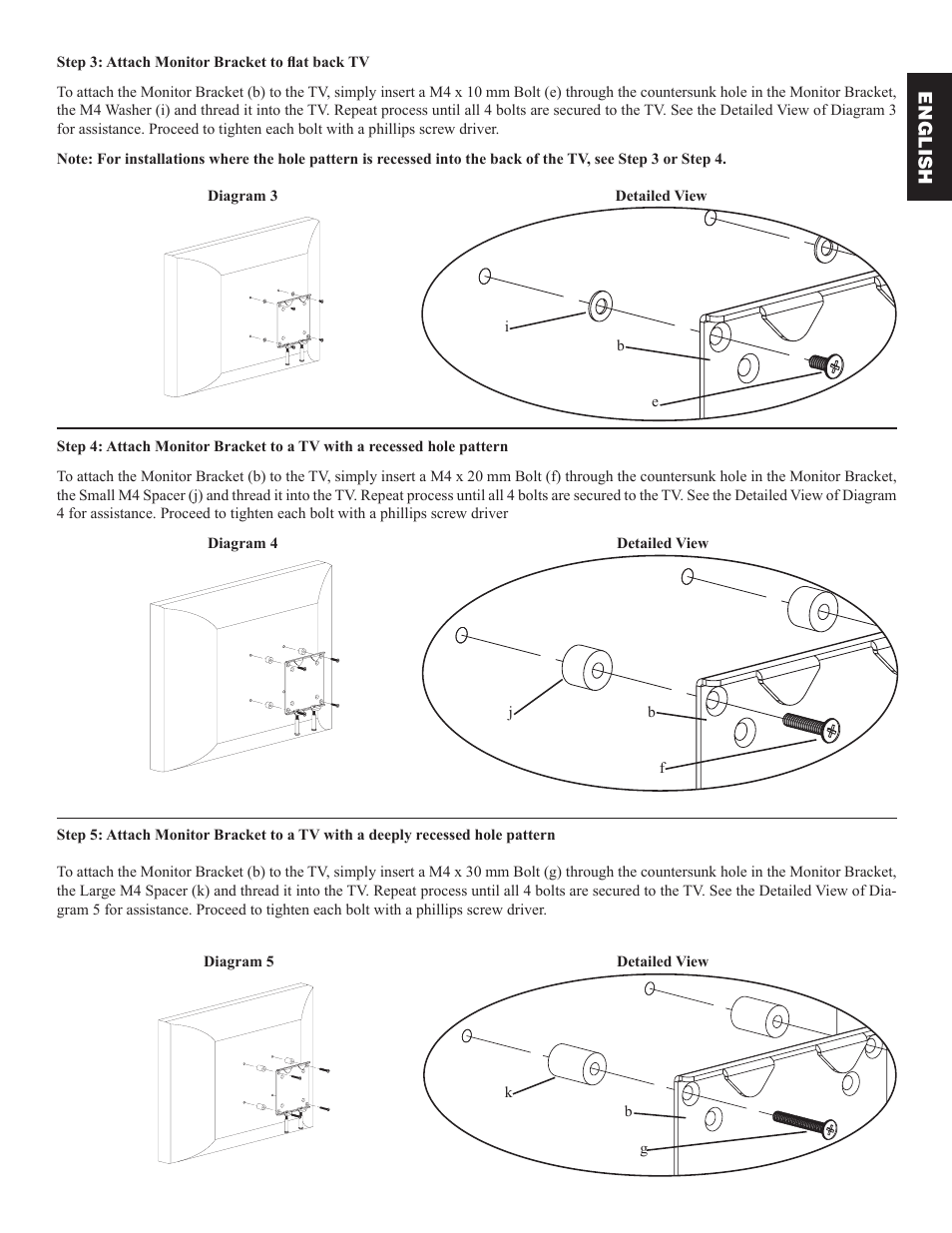 Sanus Systems VMFL1 User Manual | Page 5 / 34