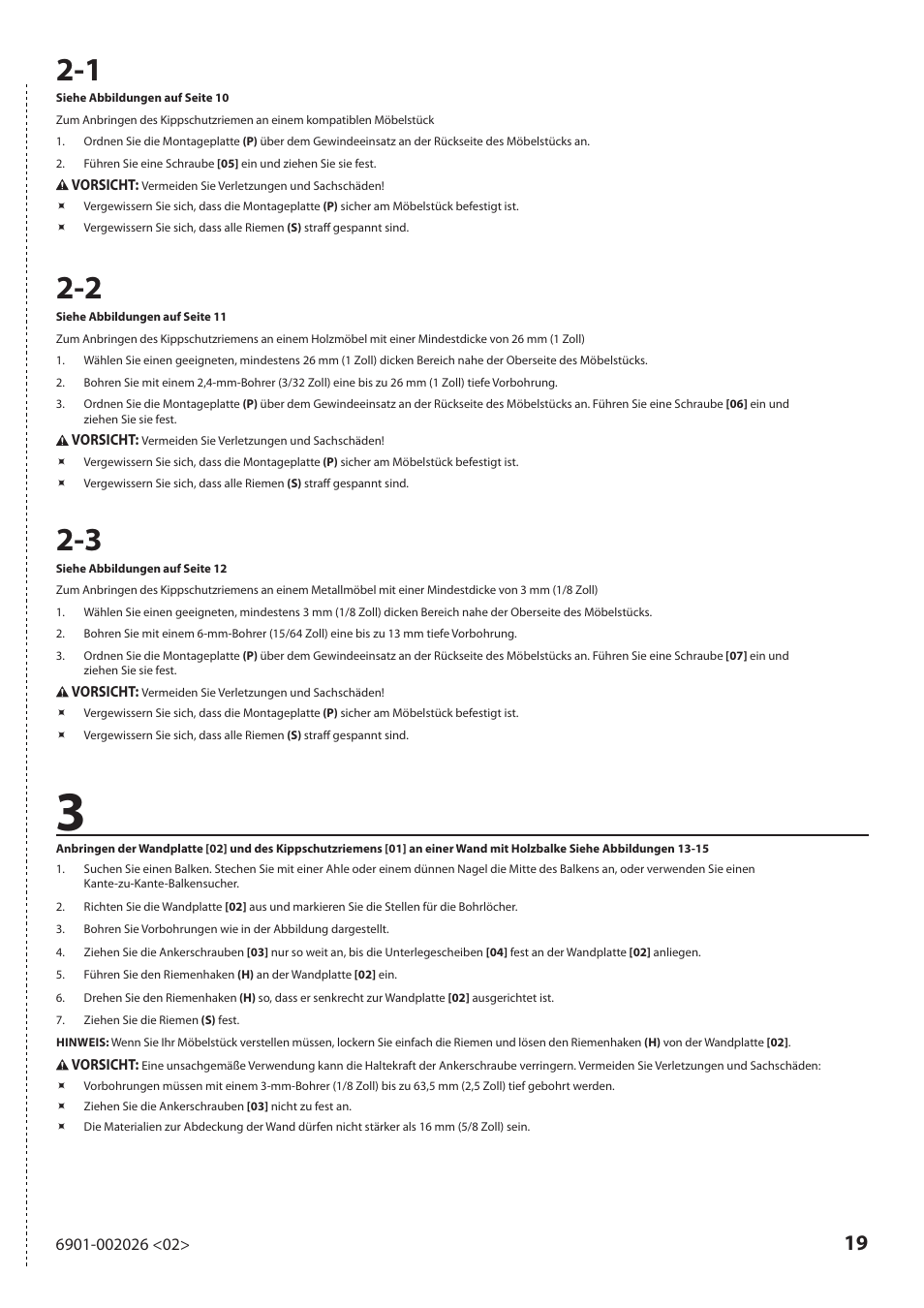 Sanus Systems ELM701 User Manual | Page 19 / 48