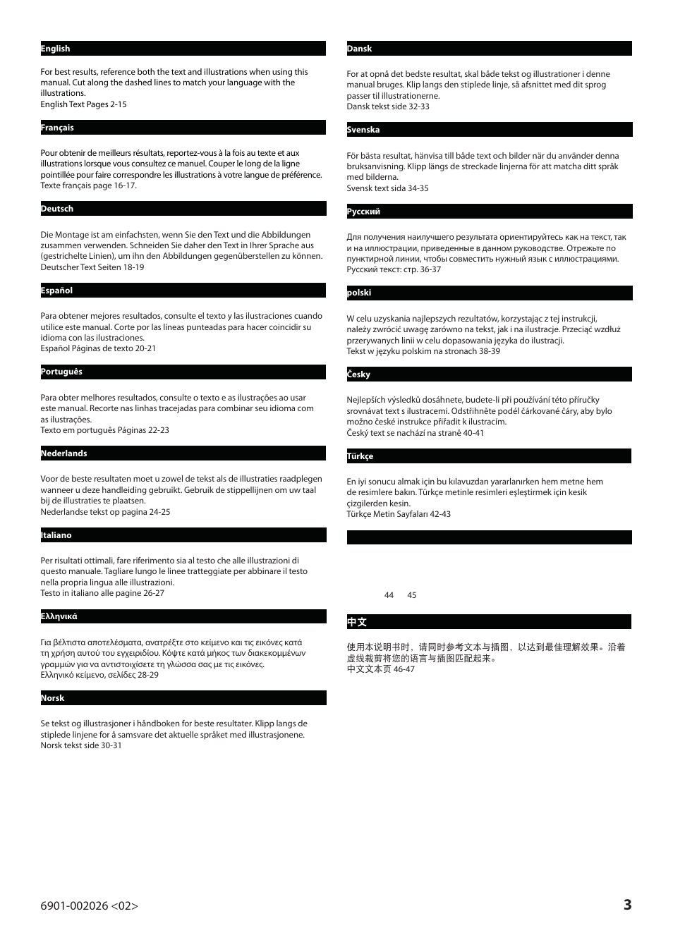 Sanus Systems ELM701 User Manual | Page 3 / 48