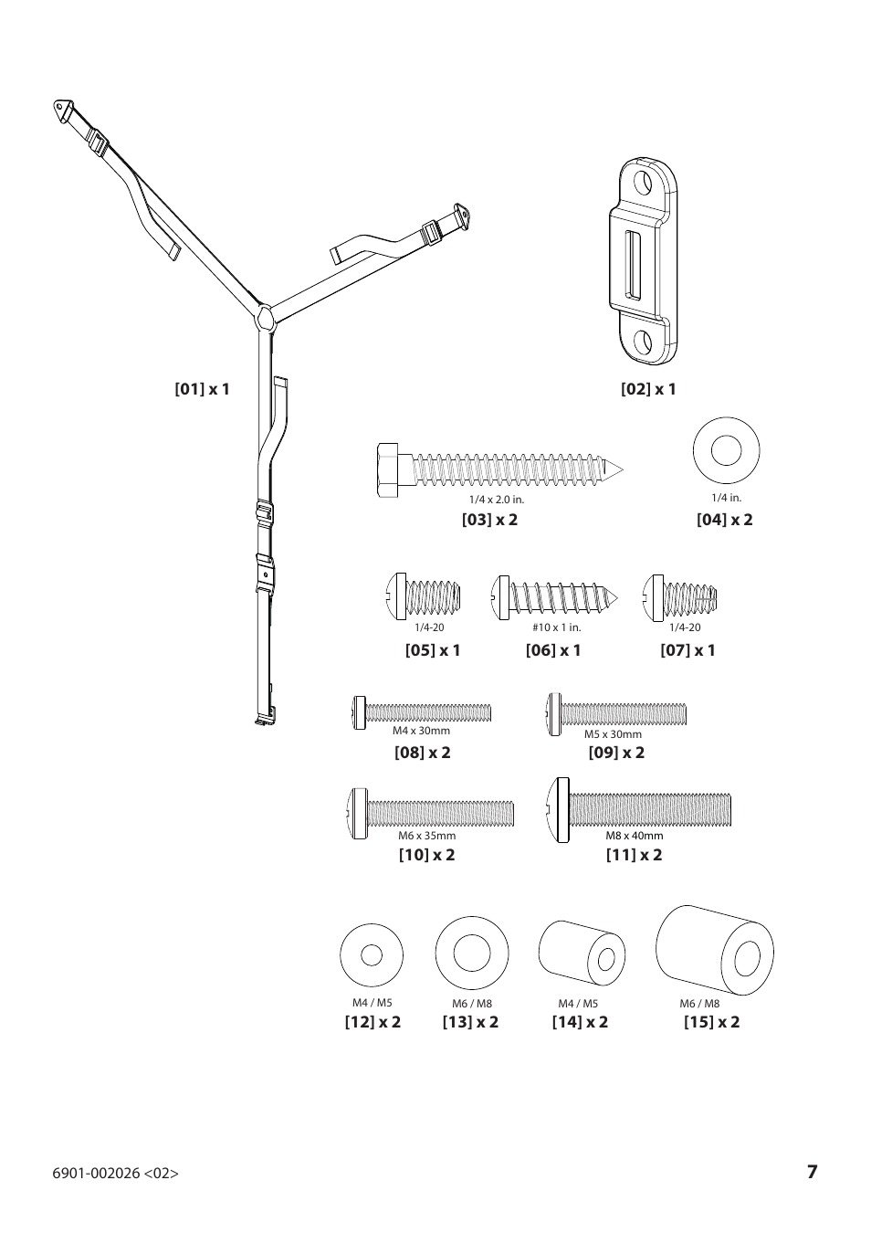 Sanus Systems ELM701 User Manual | Page 7 / 48