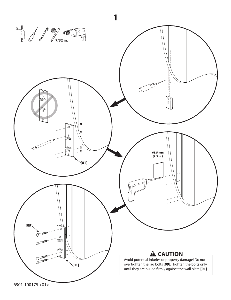 Caution | Sanus Systems Monitor Mount VMTV User Manual | Page 3 / 8