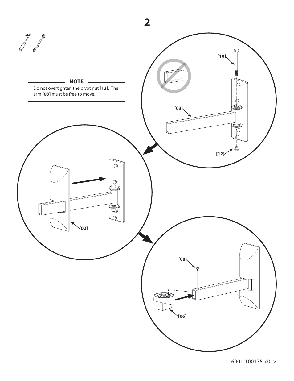 Sanus Systems Monitor Mount VMTV User Manual | Page 4 / 8