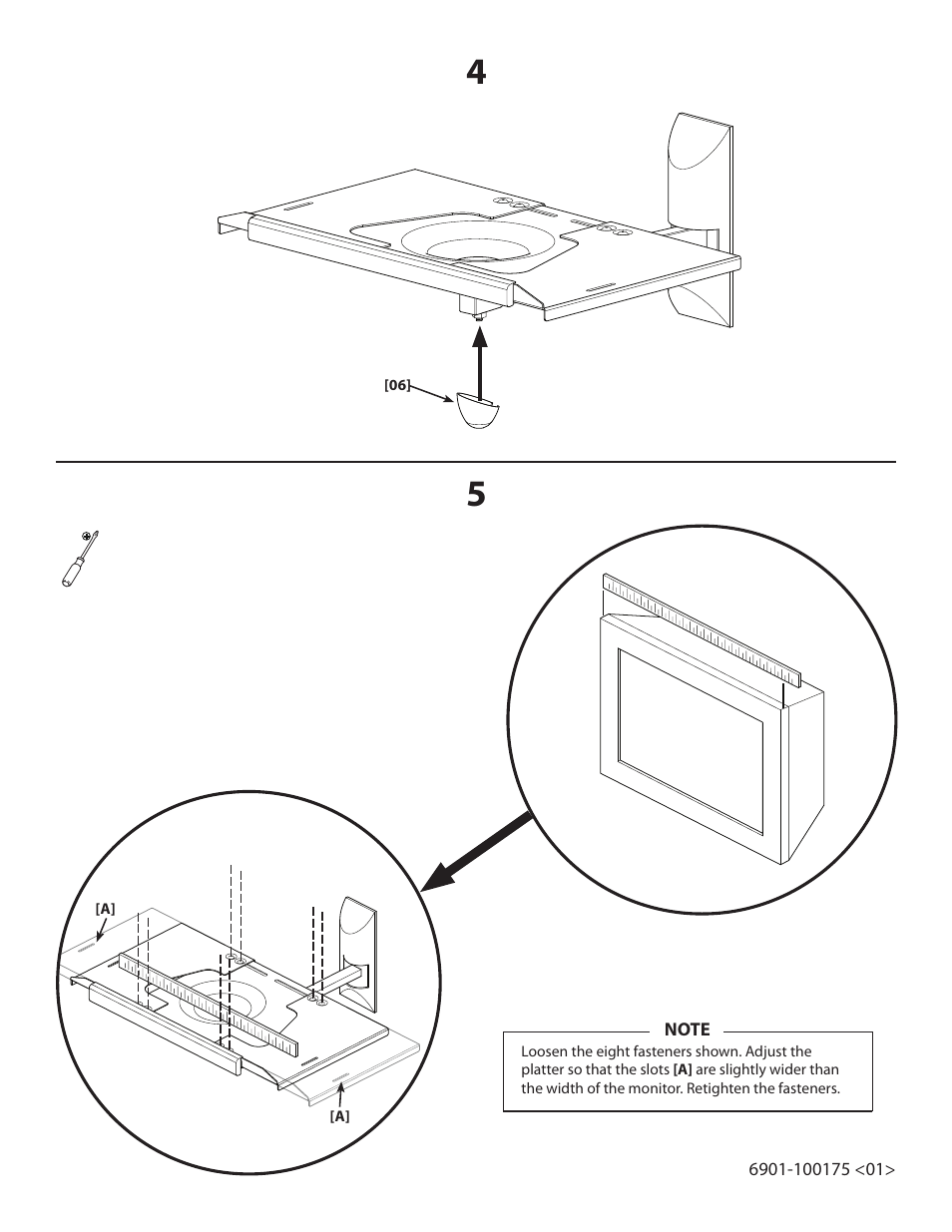 Sanus Systems Monitor Mount VMTV User Manual | Page 6 / 8