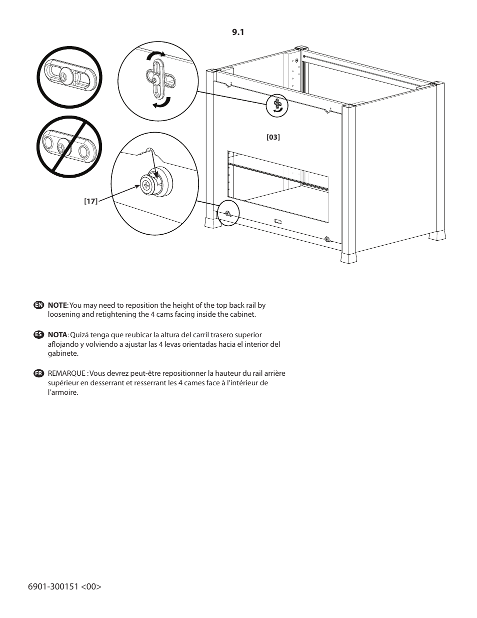 Sanus Systems CFAV34 User Manual | Page 13 / 14