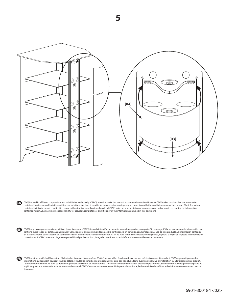 Sanus Systems NFA245 User Manual | Page 8 / 8