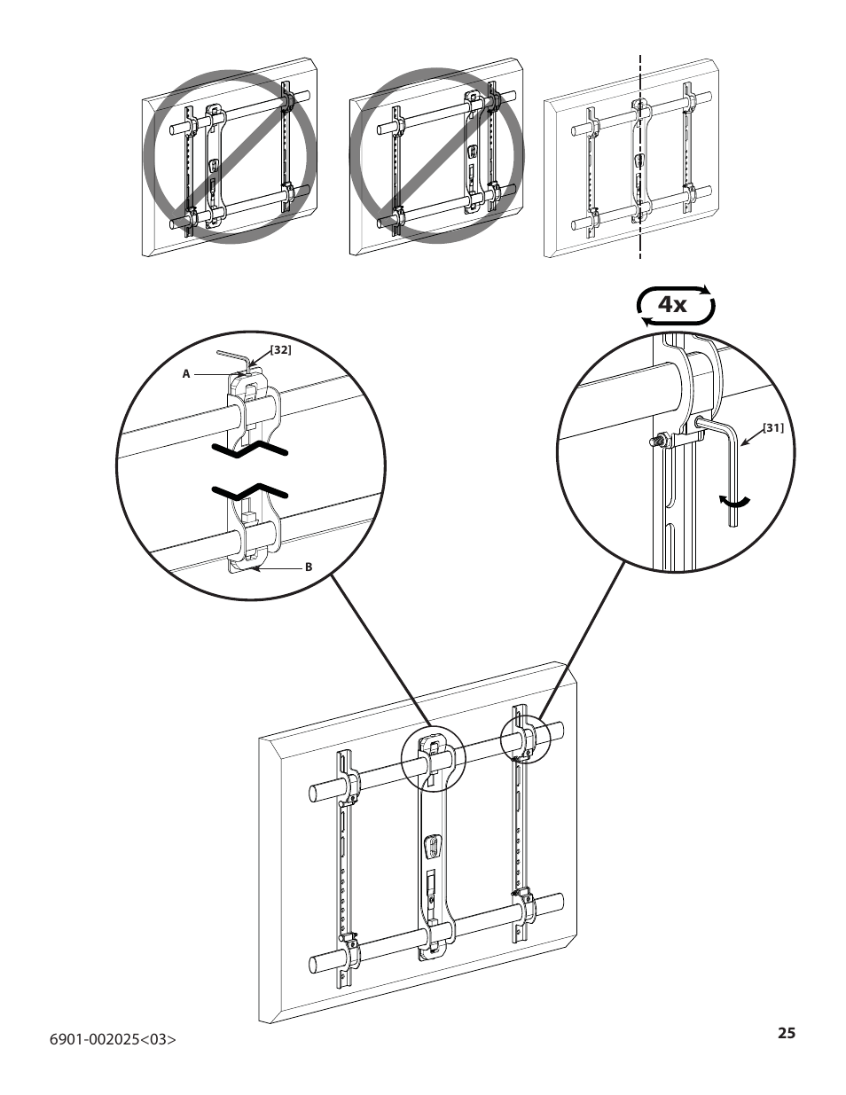 Sanus Systems VisionMount VLF220 User Manual | Page 25 / 38