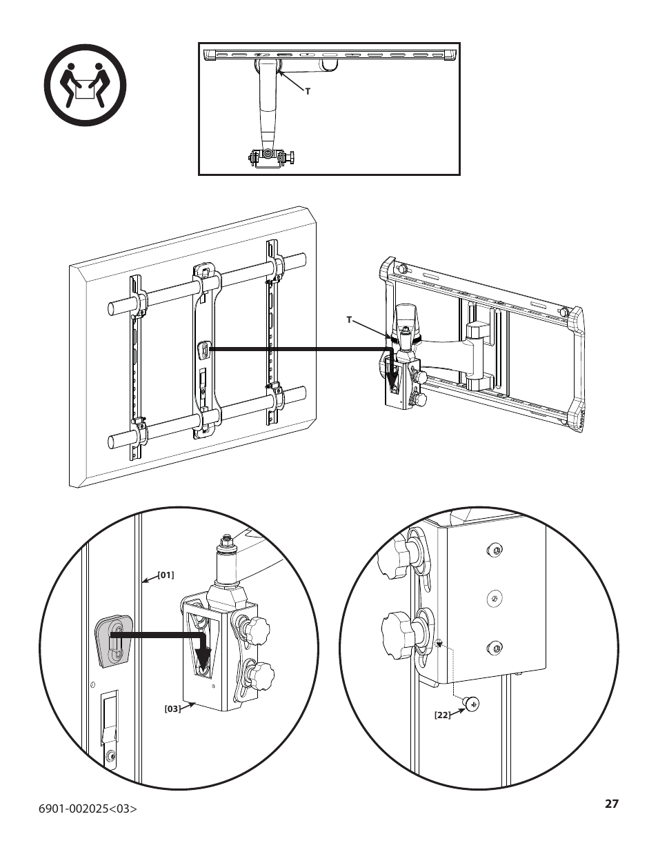 Sanus Systems VisionMount VLF220 User Manual | Page 27 / 38