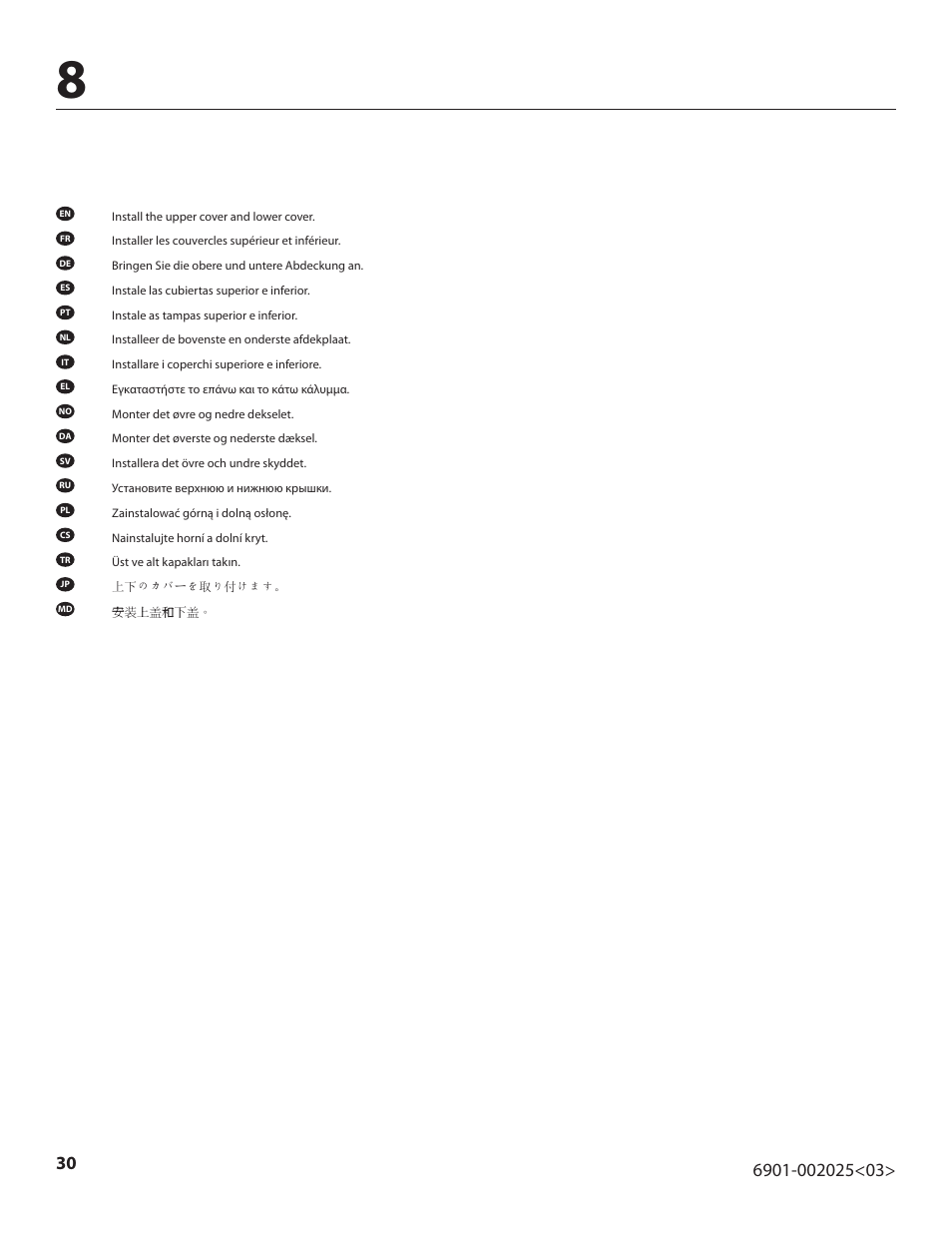 Sanus Systems VisionMount VLF220 User Manual | Page 30 / 38