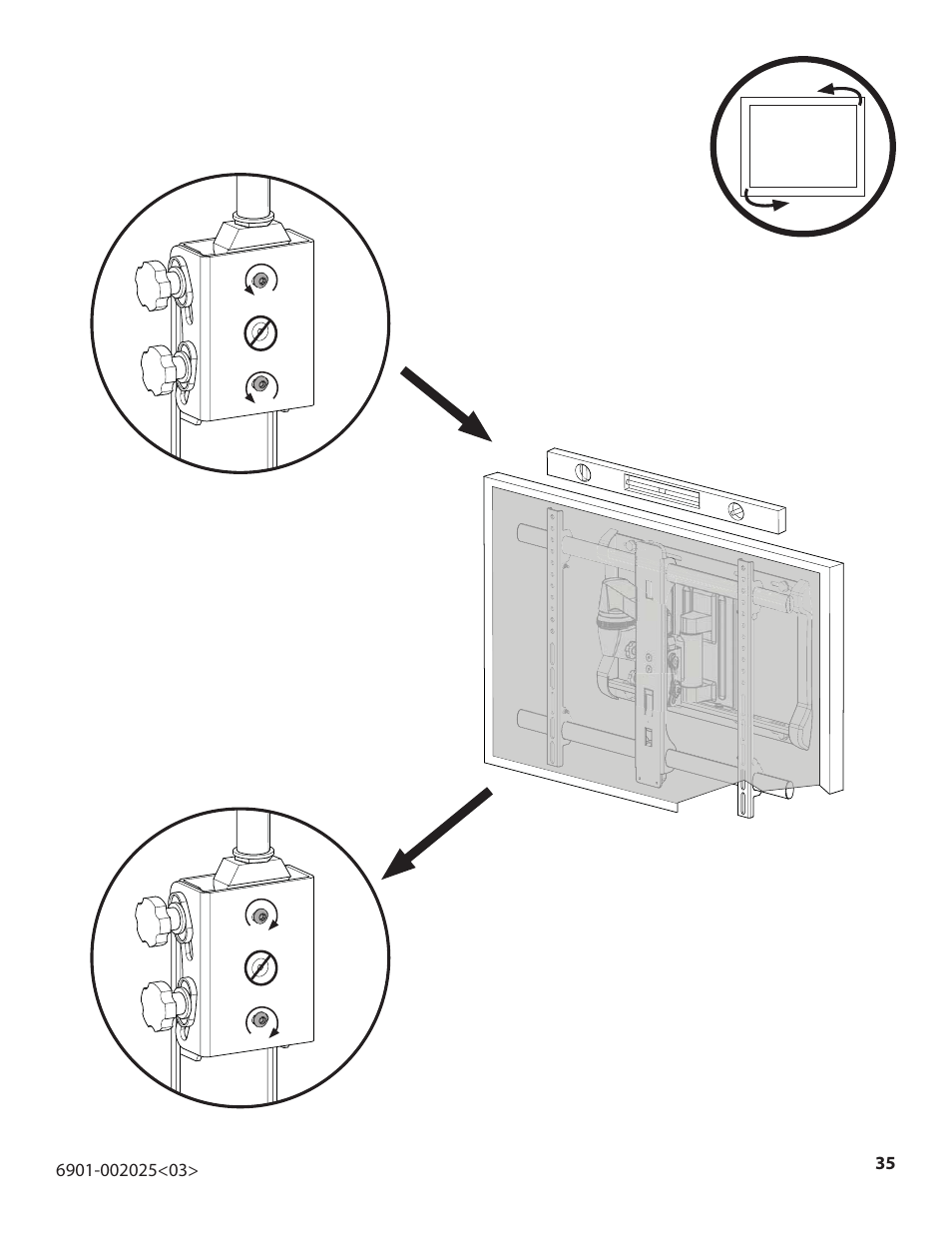 Sanus Systems VisionMount VLF220 User Manual | Page 35 / 38