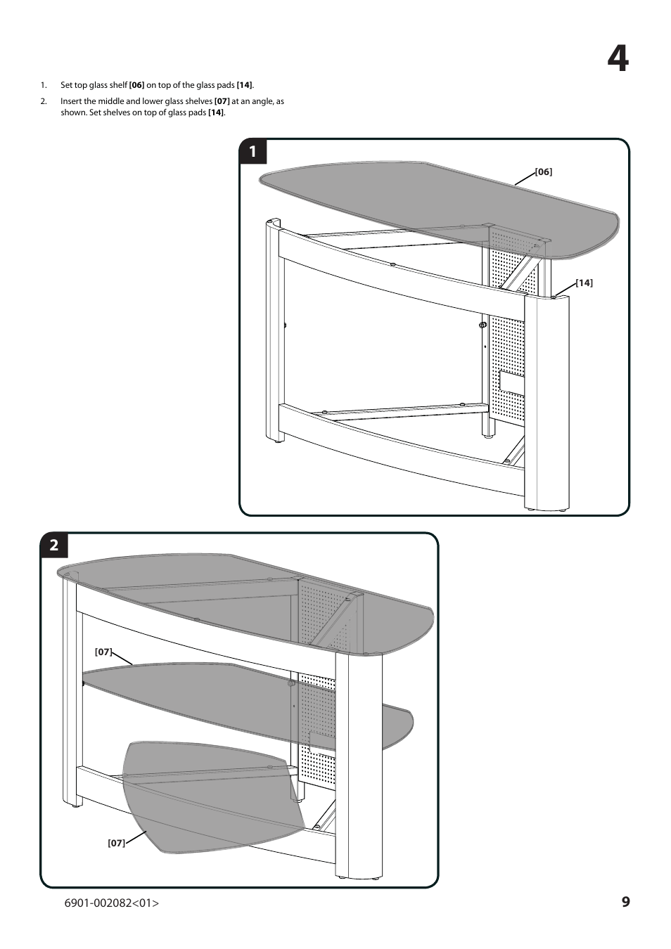 Sanus Systems BFAV344 User Manual | Page 9 / 28